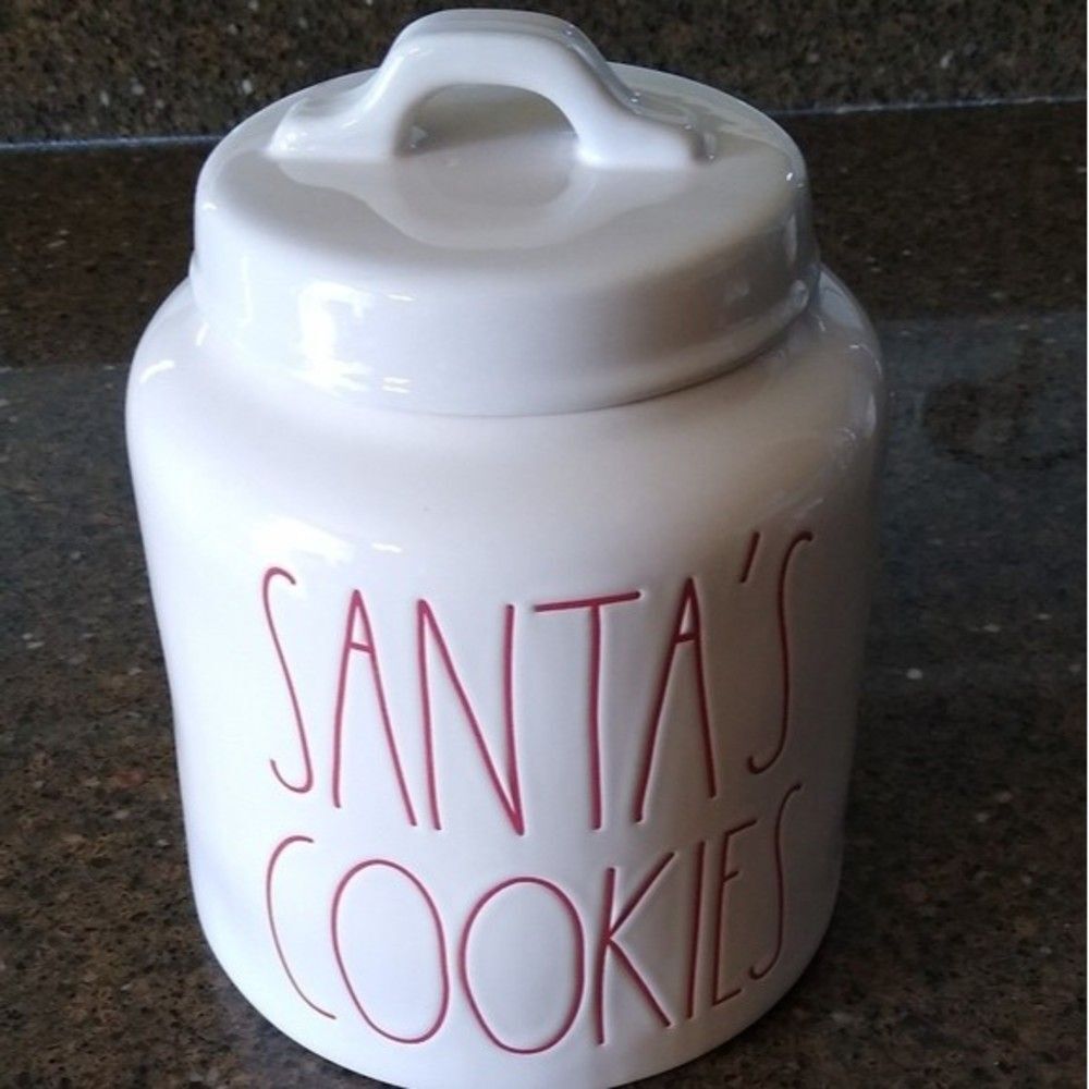 Rae Dunn santa cookie jar artisan collection